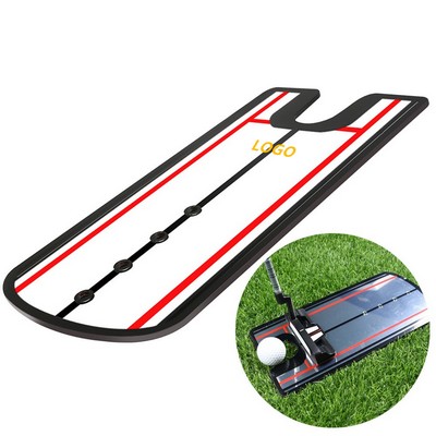 Putting Mirror Training Aid for Golf Practice Putting Trainer