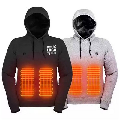 USB Heated Hoodie Sweatshirt