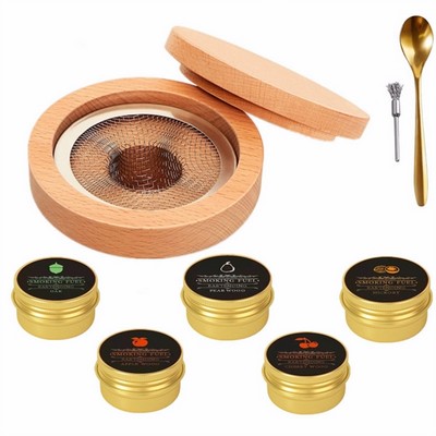 Premium Cocktail Smoker Kit with 4 Varieties of Wood Chip Flavors