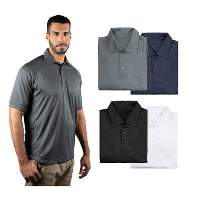 Tactical Jersey Knit Short Sleeve Polo Shirt