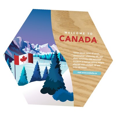 Direct Print Wood Custom Shapes - up to 2" x 2"