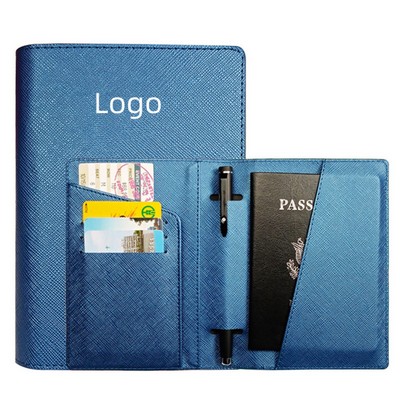 Pu Leather Passport Holder/Wallet