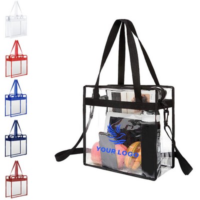 Large Transparent Totes With Zippers