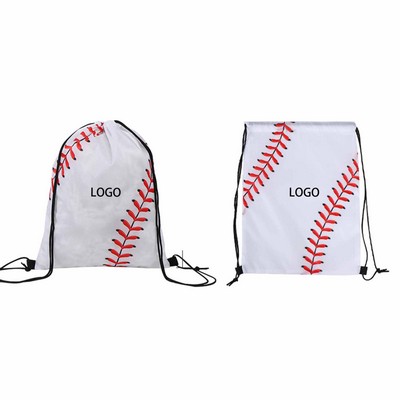 Polyester Drawstring Baseball Bag