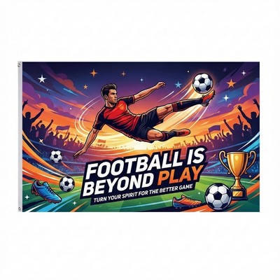 3' X 5' Single Sided Polyester Flag