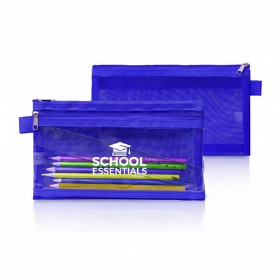 Twin Pocket Pencil Pouch