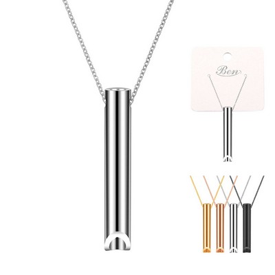 Anxiety Whistle Necklace