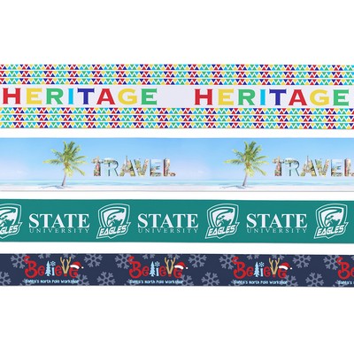 5" Badge Satin Ribbon - 100yd Roll - Sublimation