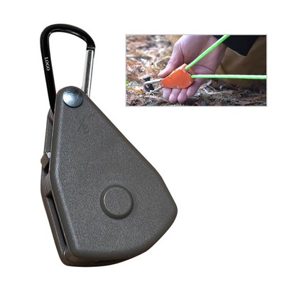 Compact Roller with Carabiner Clip for Outdoor Activities