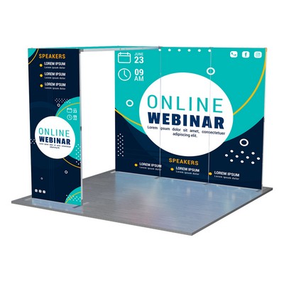 10' Folding Complete Booth Display - Layout A