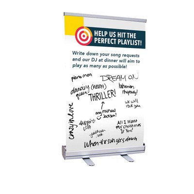 24" Economy Tabletop Retractor Kit (Dry-Erase Media)