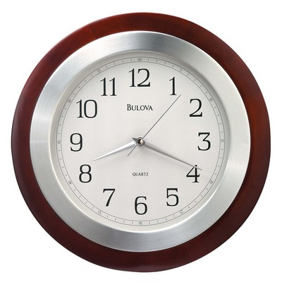 Bulova Clocks Reedham Wooden Wall Clock
