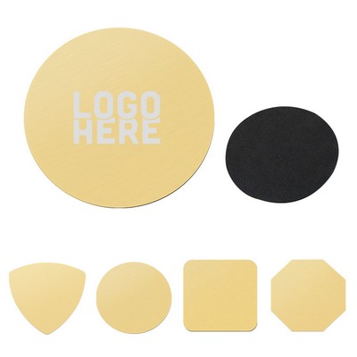Gold Coating Stainless Steel Coasters
