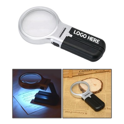 3X Adjustable Illuminated Magnifying Glass