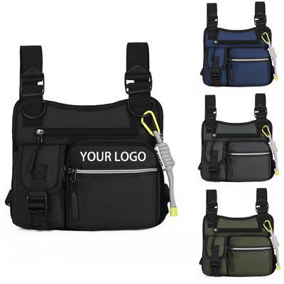 Street Outdoor Lightweight Reflective Utility Vest Bag