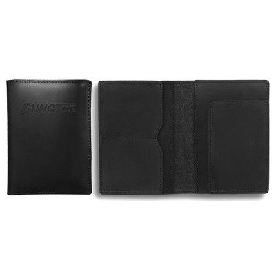 Crazy-horse Genuine Leather Passport Wallet/Pilot Document Holder