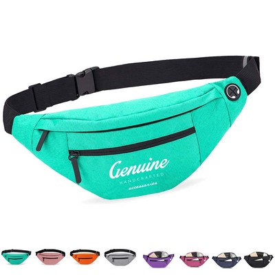 Hands-free Fanny Pack with Earphone Hole