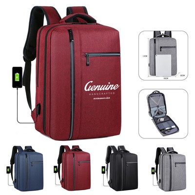 Padded Laptop Backpack with Zipped Pocket