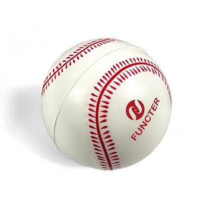 1 1/2" Baseball Shape Premium PU Material Stress Ball