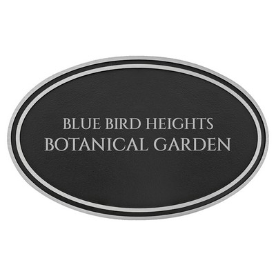 Cast Aluminum Sign with Aluminum with Rod