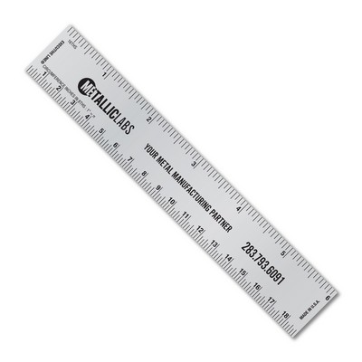 6" Aluminum Ruler with Tinner Circumference Scales