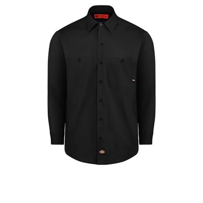 Dickies Shirts - Men's Industrial Long-Sleeve Work Shirt