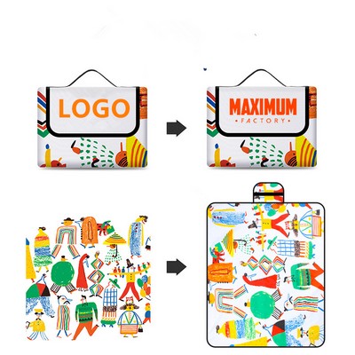 Custom Fold Up Picnic Blanket Camping Mat