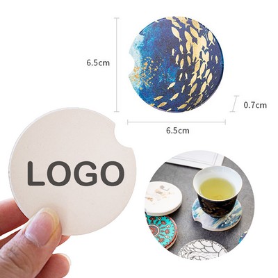Custom Ceramic Car Coaster