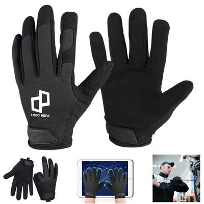 Outdoor Cycling Windproof Touchscreen Polyester Gloves