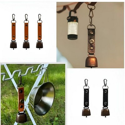 MOQ50 Bear Bell Metal Loud Hiking Bells Keychain