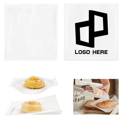 7.48X5.12" White Grease Proofing Kraft Paper Bag