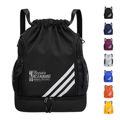 High-density Drawstring Sport Backpack