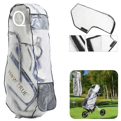 Pvc Transparent Full Cover Golf Bag Protector
