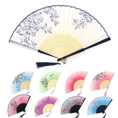 Folding Pocket Purse Hand Fan