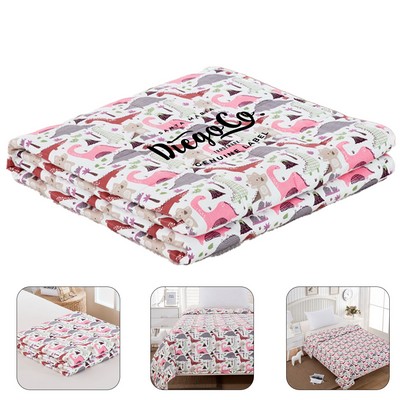 Kid Organic Cotton Weighted Blanket with Cute Cartoon