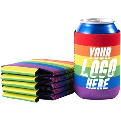 Rainbow Neoprene Can Holder