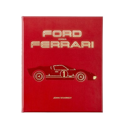Ford® vs. Ferrari® Bonded Leather Book