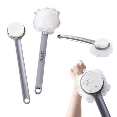 Dual Sided Bath Sponge and Brush
