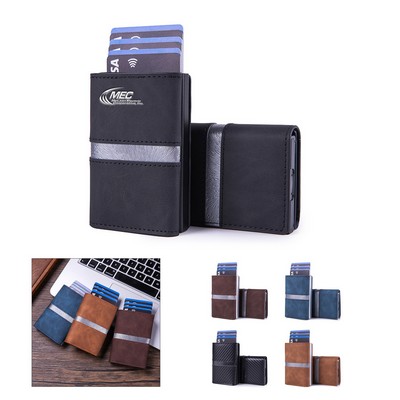 RFID Blocking Wallet with Credit Card Holder