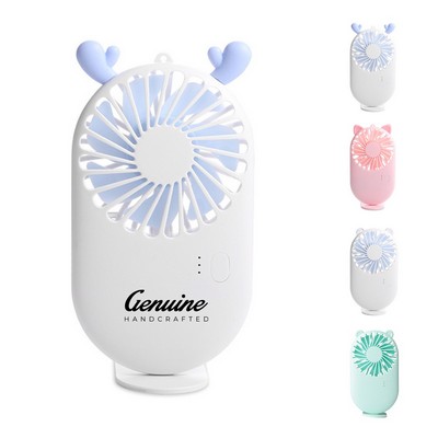 USB Mini Fan with Rechargeable Battery