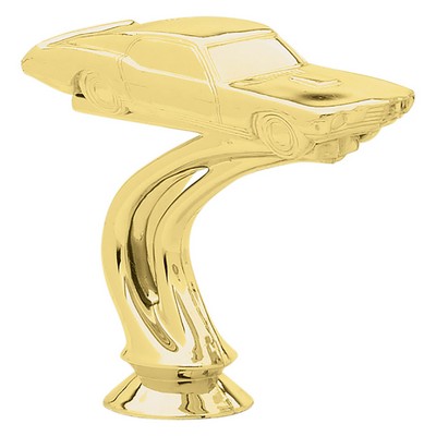 3 1/2" Gold Plastic Mustang Car Trophy Figure