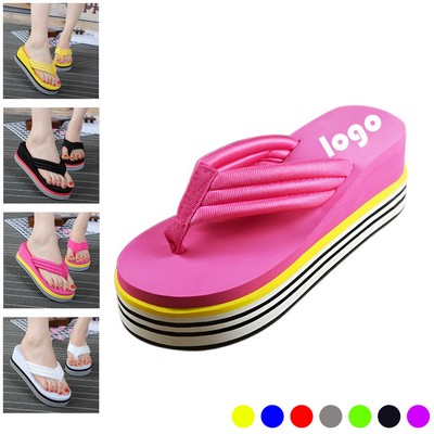 Thick Sole Non-Slip Lightweight Rubber Made Flip Flops