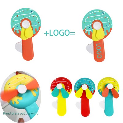 Hand Crank Donut Fan