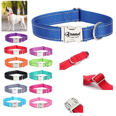 Nylon Reflective Dog Collar For Safety