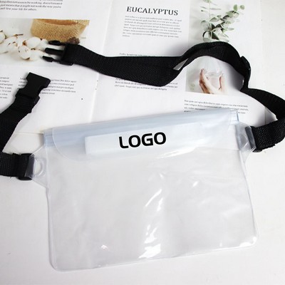 Adjustable Waterproof Pouch With Waist Straps