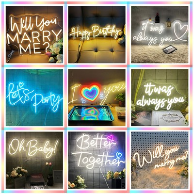 Customizable Static Neon Signs