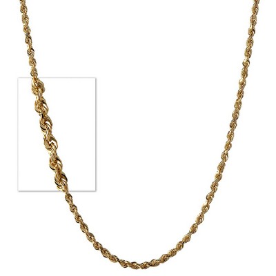 Jilco Inc Rope Chain Necklace - Yellow Gold