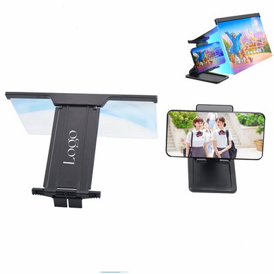 Folding Mobile Device Screen Magnifier Holder
