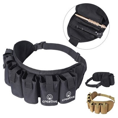 6-Pack Oxford Adjustable Beverage Can Waist Bag
