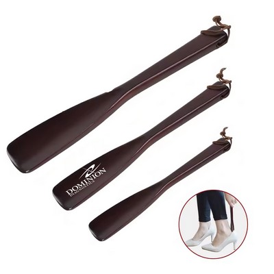 Wood Shoe Horn with Long Handle